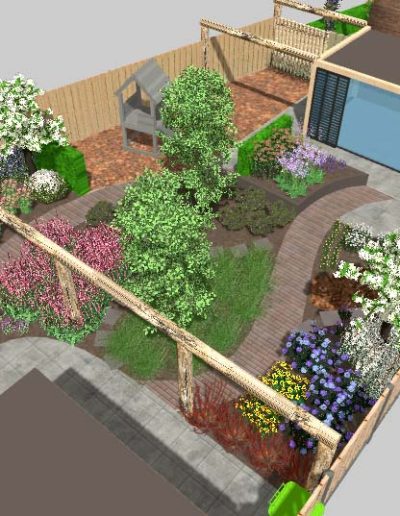 tuinontwerp 3d bovenaanzicht tuinarchitect